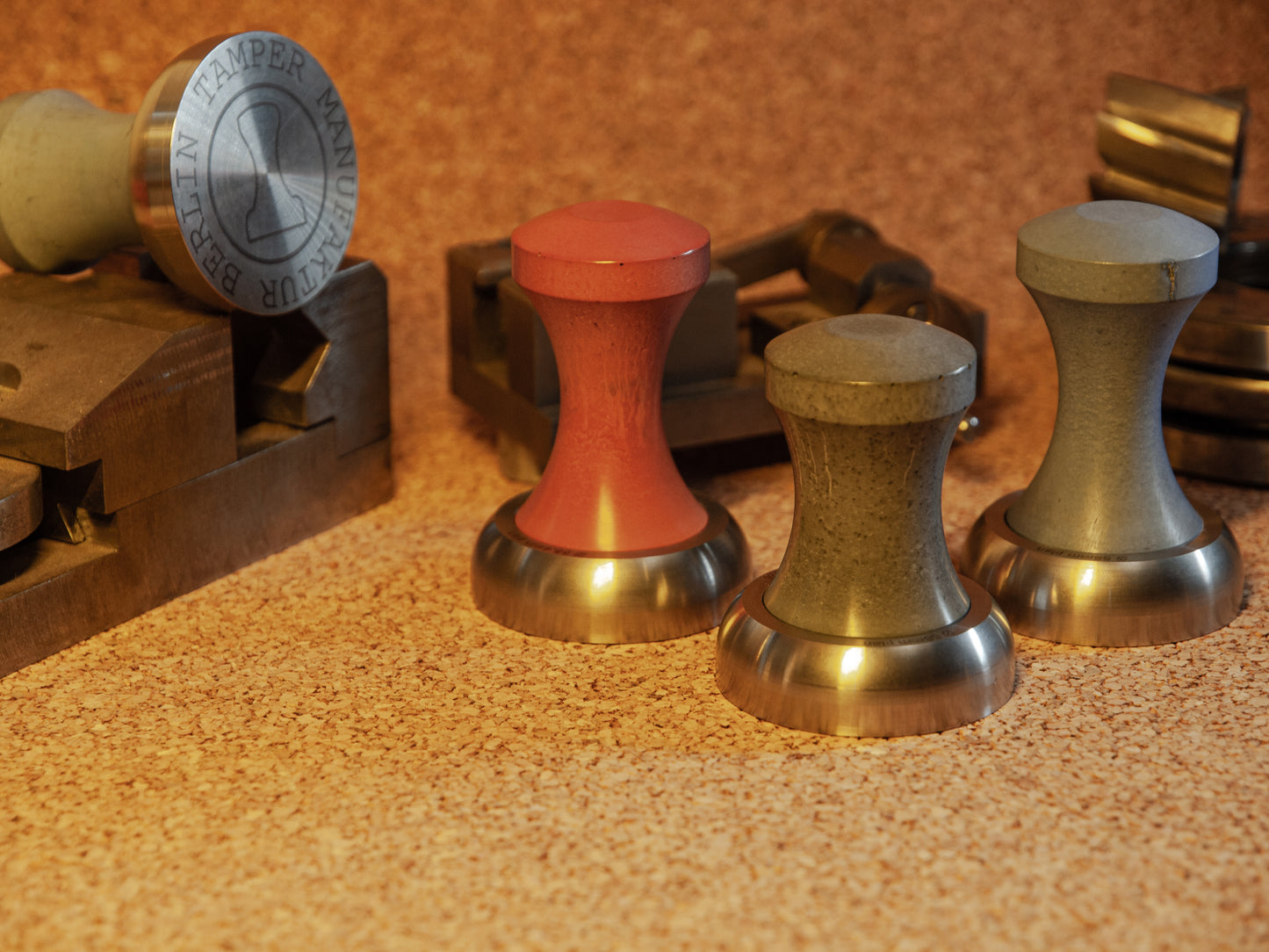 Handgefertigter Espresso-Tamper mit Betongriff – Personalisiert