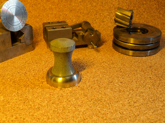 Handgefertigter Espresso-Tamper – Beton-Griff (Kurzer Griff) – Präzise und Einzigartig“